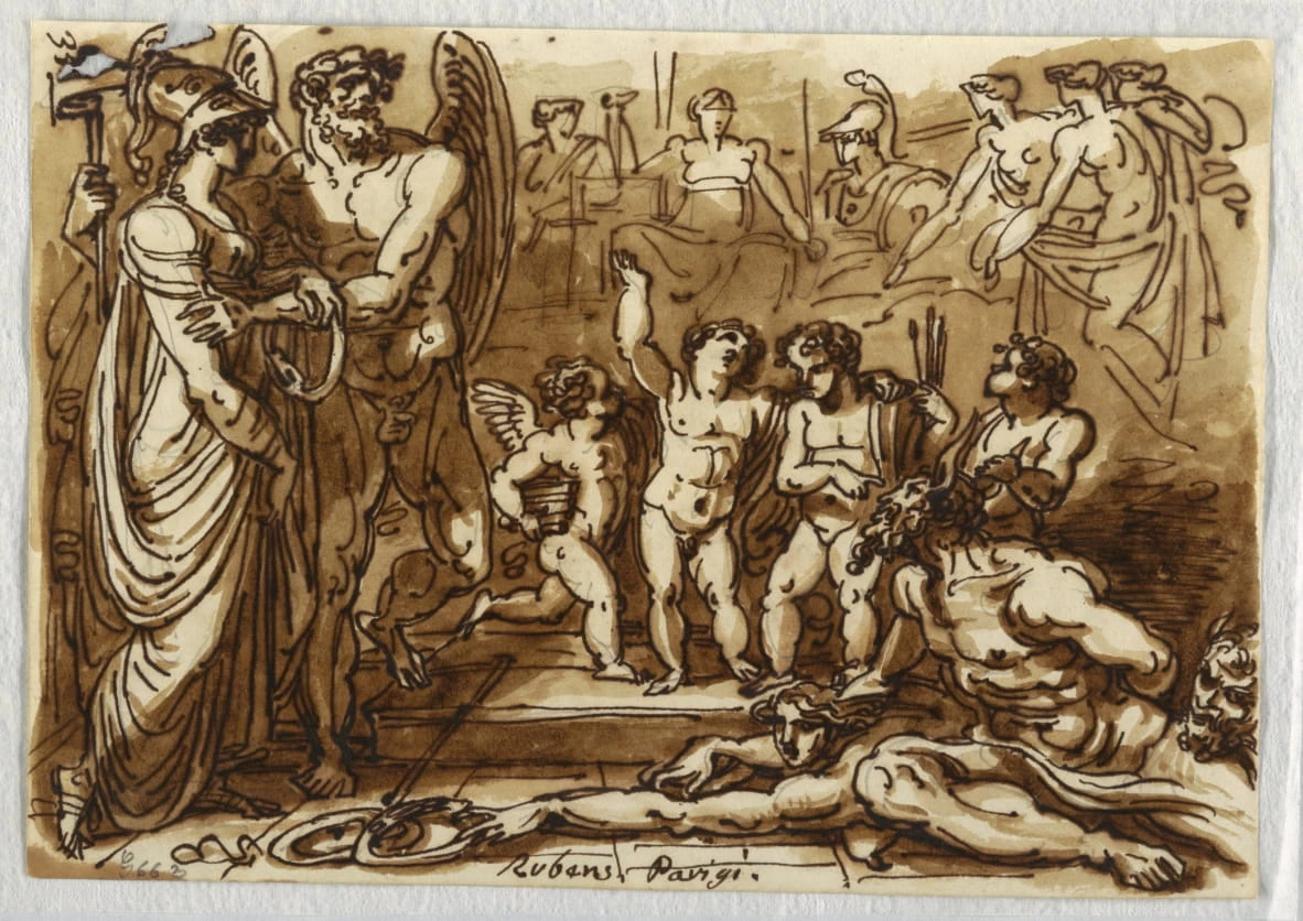 Studio, Minerva e un dio alato - Smithsonian Institution, Museum